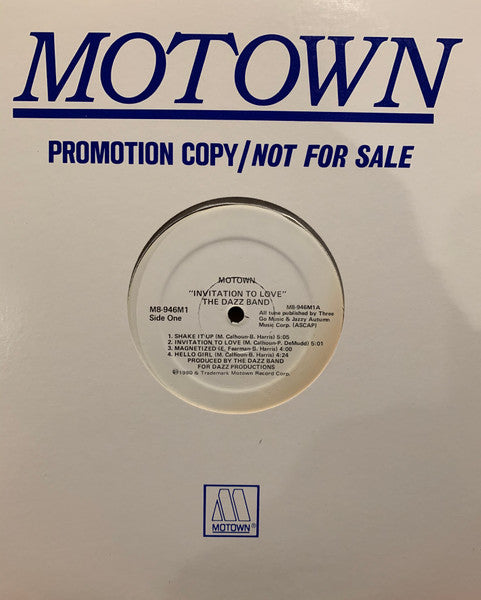 Dazz Band : Invitation To Love (LP, Album, Promo)