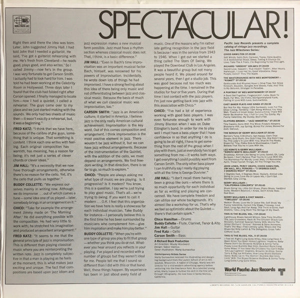The Chico Hamilton Quintet : Spectacular! (LP, Album, RE)