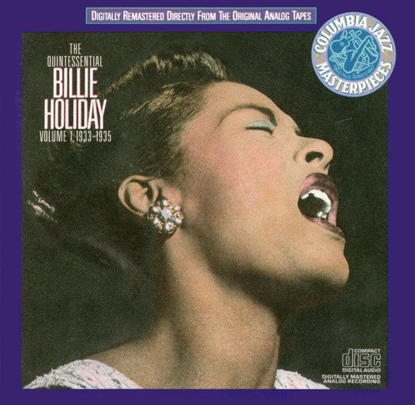 Billie Holiday : The Quintessential Billie Holiday Volume 1, 1933-1935 (CD, Comp, RM)