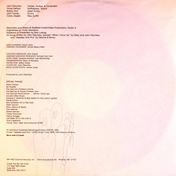 Crack The Sky : World In Motion 1 (LP, Album)