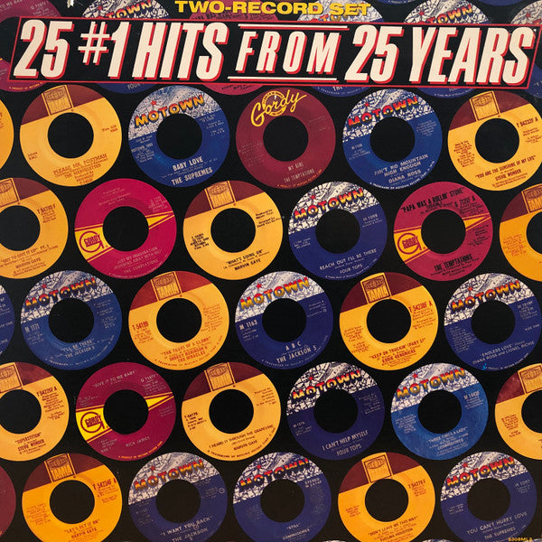 Various : 25 #1 Hits From 25 Years (2xLP, Comp, Promo)