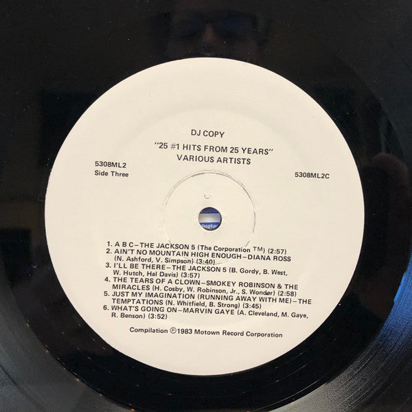 Various : 25 #1 Hits From 25 Years (2xLP, Comp, Promo)