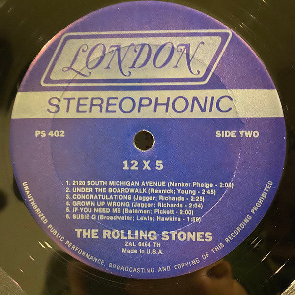 The Rolling Stones : 12 X 5 (LP, Album, RP, Ter)