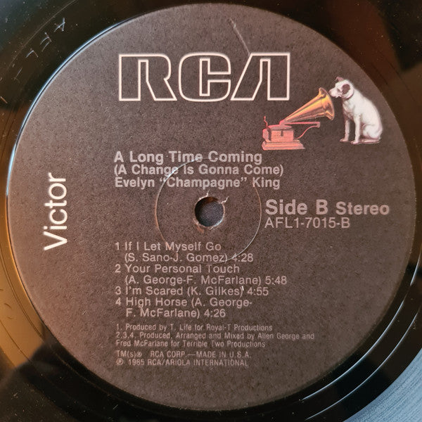 Evelyn King : A Long Time Coming (LP, Album)