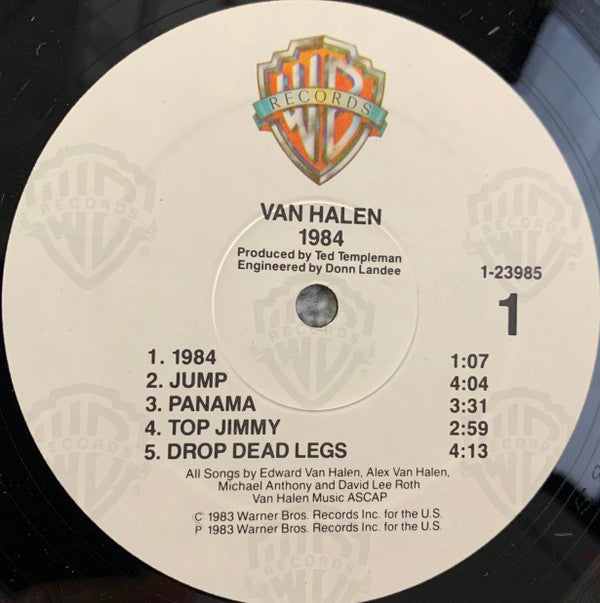 Van Halen : 1984 (LP, Album, SRC)