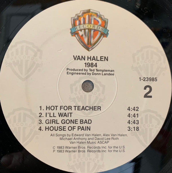 Van Halen : 1984 (LP, Album, SRC)