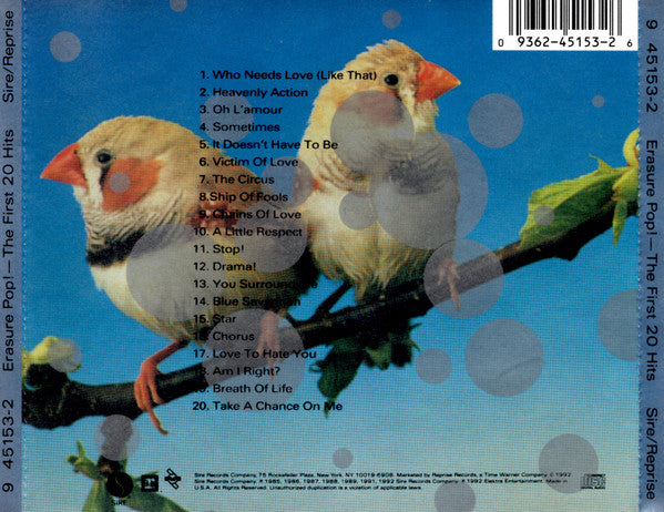Erasure : Pop! - The First 20 Hits (CD, Comp, SRC)