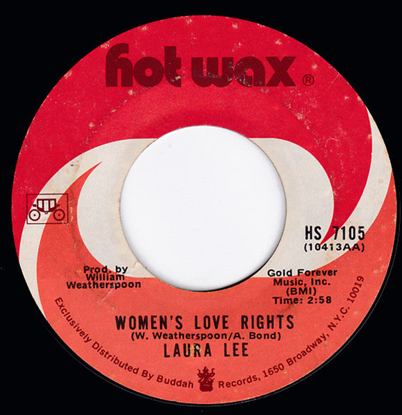 Laura Lee : Women's Love Rights (7", Styrene)