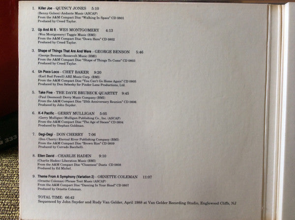 Various : Jazz Heritage Sampler (CD, Comp, Promo)