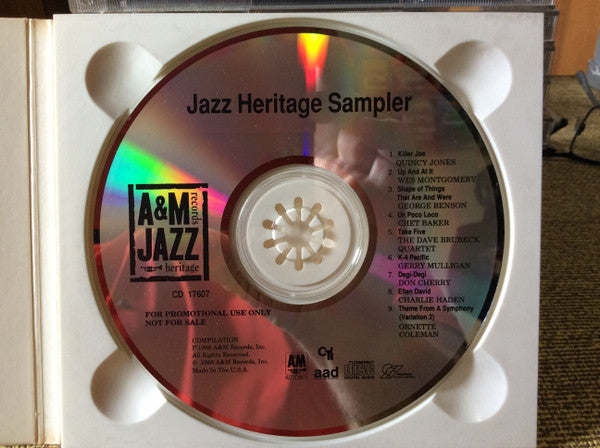 Various : Jazz Heritage Sampler (CD, Comp, Promo)