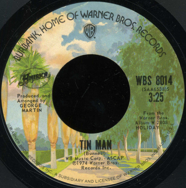 America (2) : Tin Man (7", Single, Styrene)