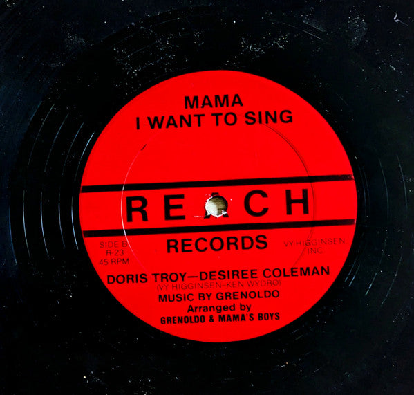Doris Troy : Mama, I Want To Sing (12")