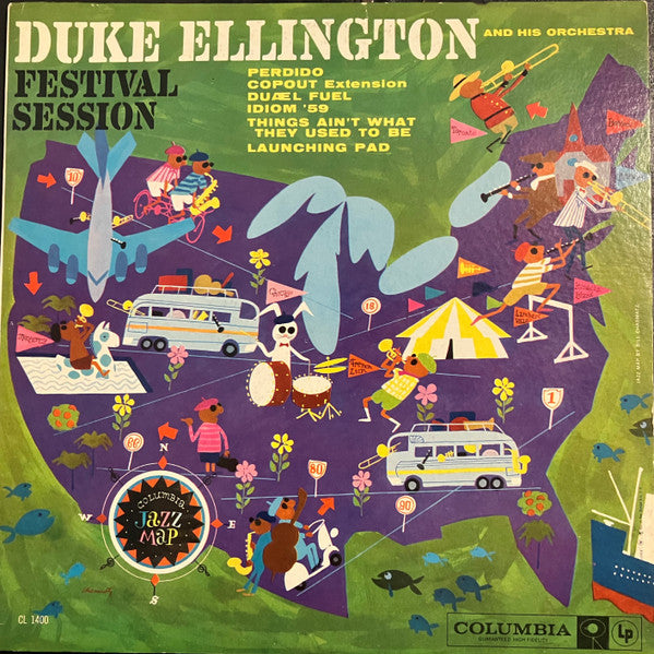 Duke Ellington And His Orchestra : Festival Session (LP, Album, Mono)