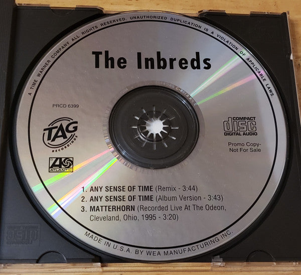 The Inbreds (2) : Any Sense of Time (CD, Single, Promo)