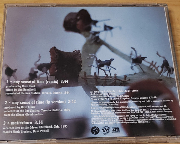The Inbreds (2) : Any Sense of Time (CD, Single, Promo)