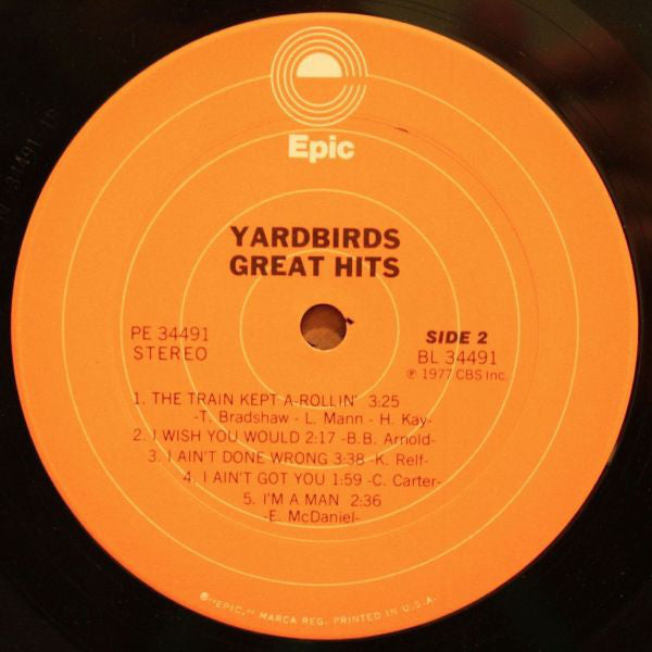 The Yardbirds : Great Hits (LP, Comp, Ter)