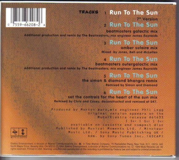 Erasure : Run To The Sun (CD, Maxi)