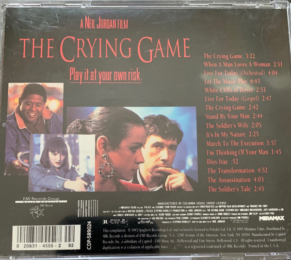 Various : The Crying Game (Original Motion Picture Soundtrack) (CD, Album)