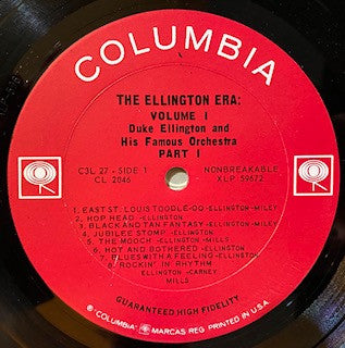 Duke Ellington And His Orchestra : The Ellington Era 1927-1940 Volume One (3xLP, Comp, Mono + Box)