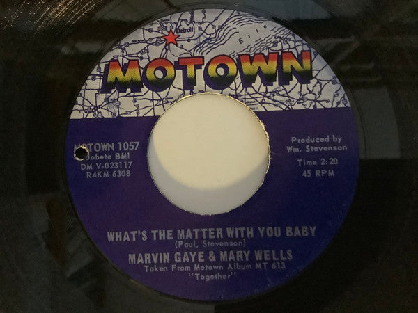 Marvin Gaye & Mary Wells : What's The Matter With You Baby / Once Upon A Time (7", Single)