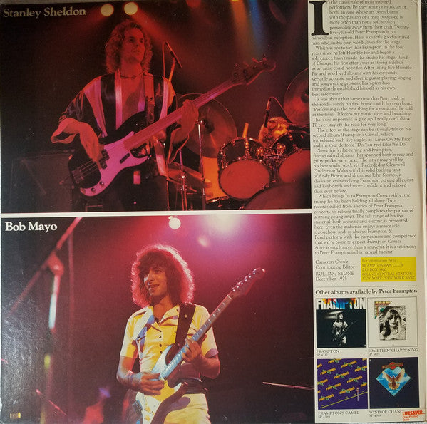 Peter Frampton : Frampton Comes Alive! (2xLP, Album, Ter)