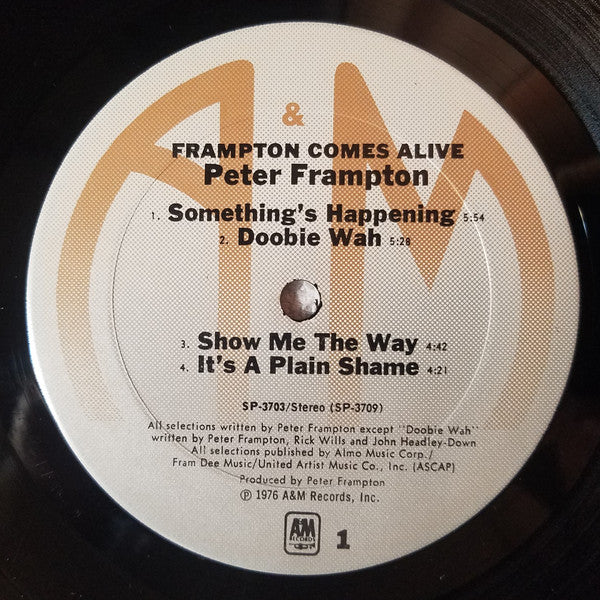 Peter Frampton : Frampton Comes Alive! (2xLP, Album, Ter)
