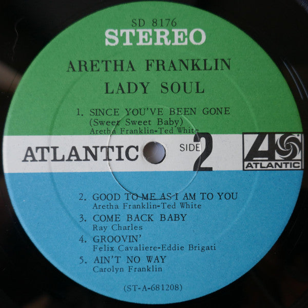 Aretha Franklin : Lady Soul (LP, Album, Pre)