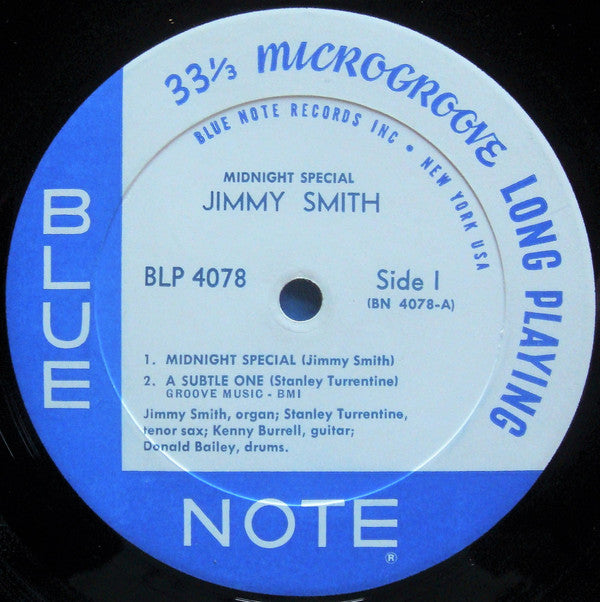 Jimmy Smith : Midnight Special (LP, Album, Mono, RP, All)
