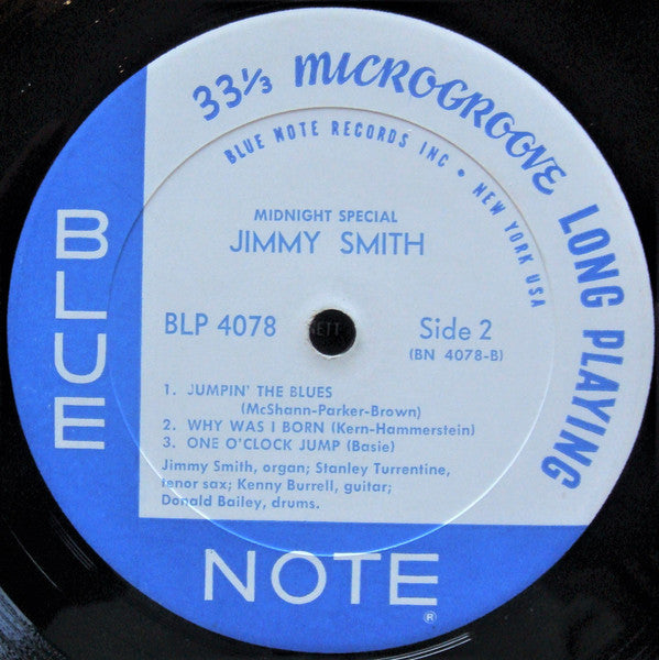 Jimmy Smith : Midnight Special (LP, Album, Mono, RP, All)