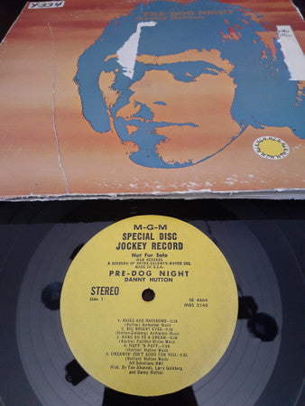 Danny Hutton : Pre-Dog Night (LP, Comp, Promo)