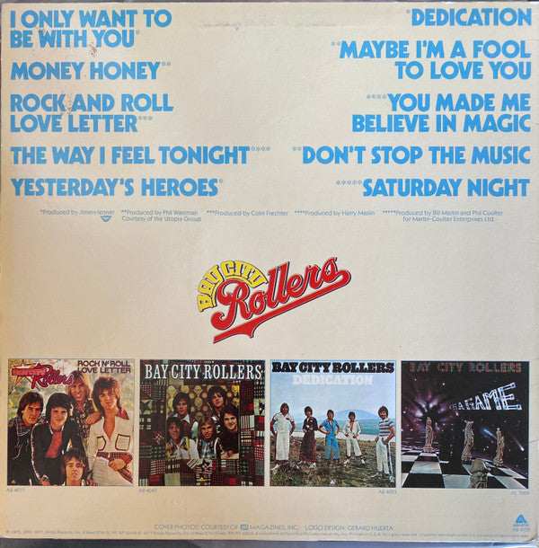 Bay City Rollers : Greatest Hits (LP, Comp, Ter)