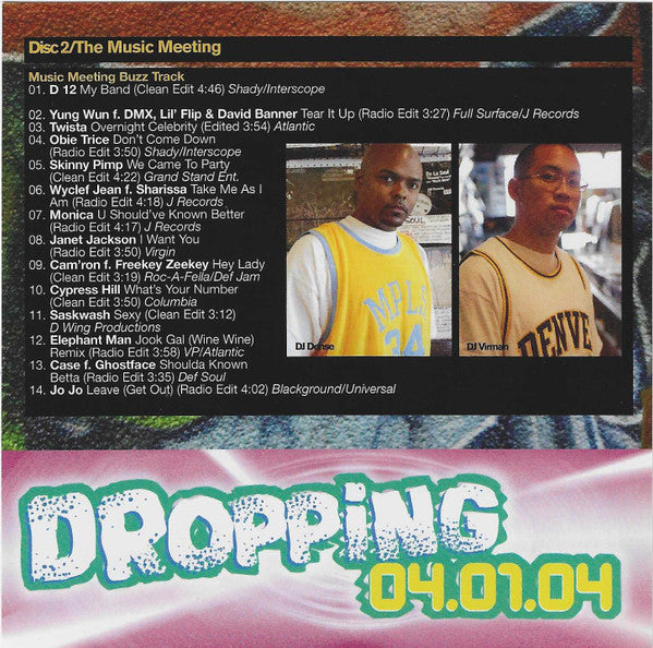 DJ Virman, DJ Dense, Various : Cornerstone Mixtape #59 / March 04 (CD, Mixed, Mixtape, Promo + CD, Comp, Promo + DVD,)