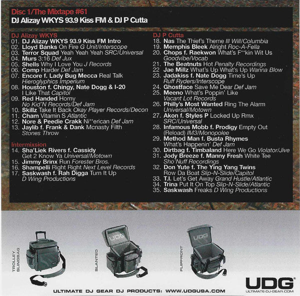 DJ Alizay & DJ P Cutta*, Various : Cornerstone Mixtape #61 / May 04 (CD, Mixed, Mixtape, Promo + CD, Comp, Promo)