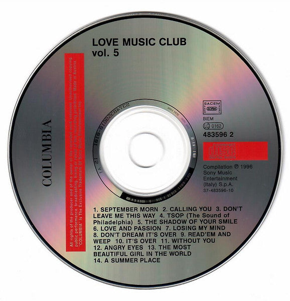 Various : Love Music Club Vol. 5 (CD, Comp)