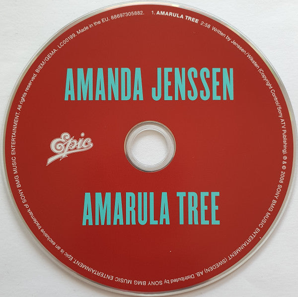 Amanda Jenssen : Amarula Tree (CD, Single)