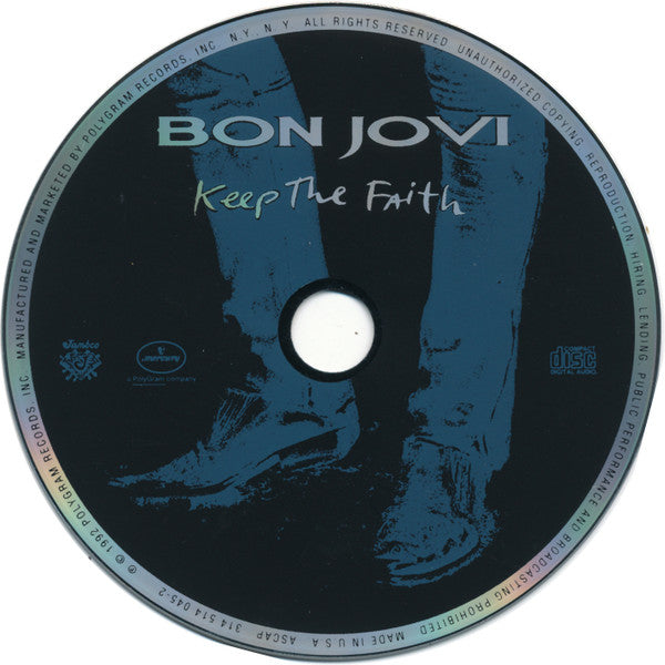 Bon Jovi : Keep The Faith (CD, Album)