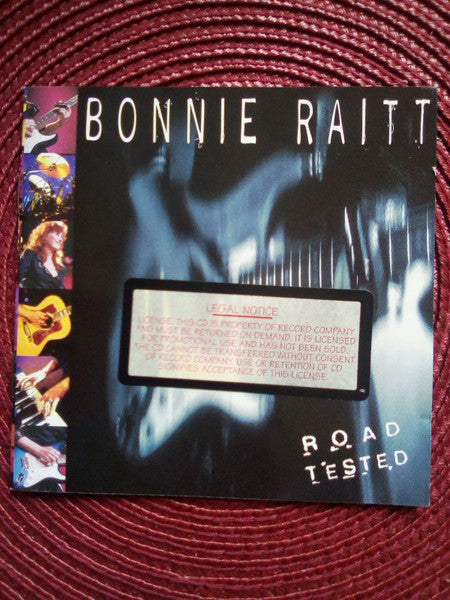 Bonnie Raitt : Road Tested (2xCD, Album, Promo)