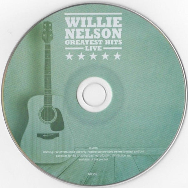 Willie Nelson : Willie Nelson Greatest Hits Live (CD, Album)