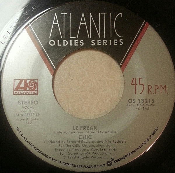 Chic : Le Freak / I Want Your Love (7", Single, RE)