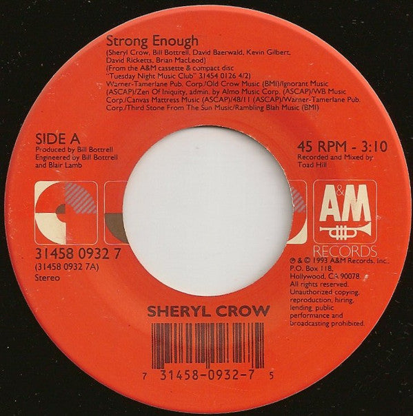 Sheryl Crow : Strong Enough (7")