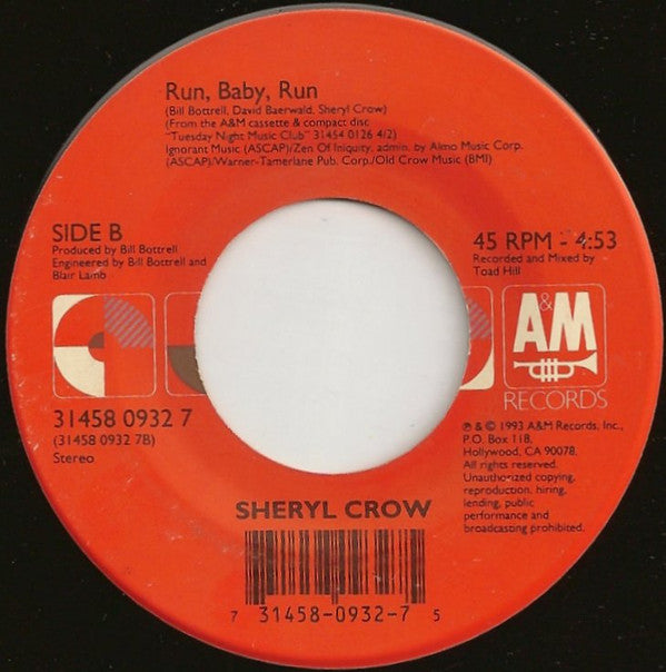 Sheryl Crow : Strong Enough (7")
