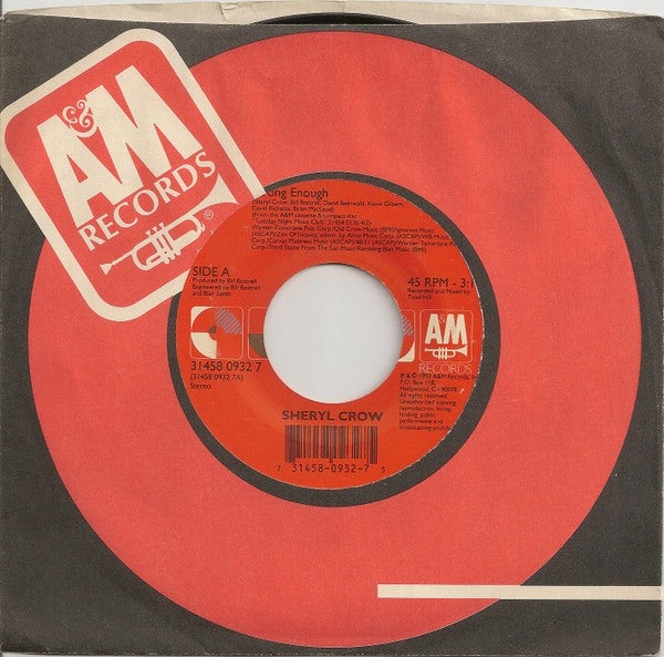 Sheryl Crow : Strong Enough (7")