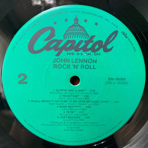John Lennon : Rock 'N' Roll (LP, Album, RE, Jac)