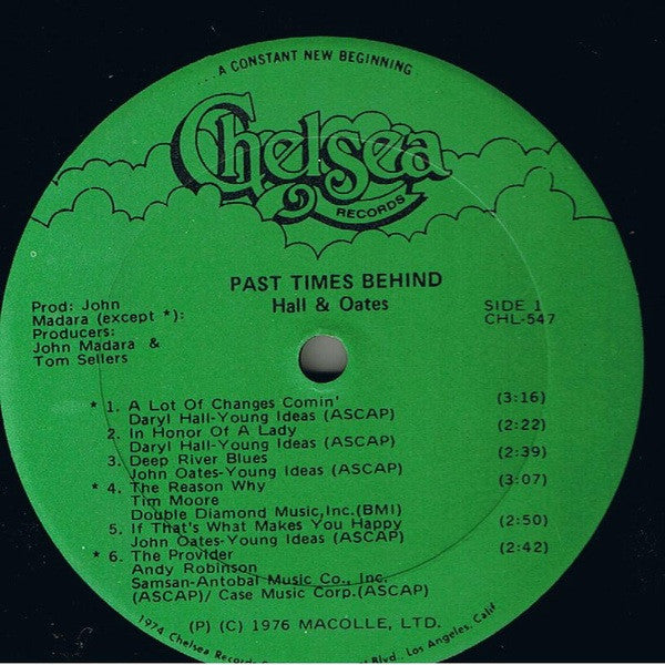 Daryl Hall & John Oates : Past Times Behind (LP, Comp, Gol)