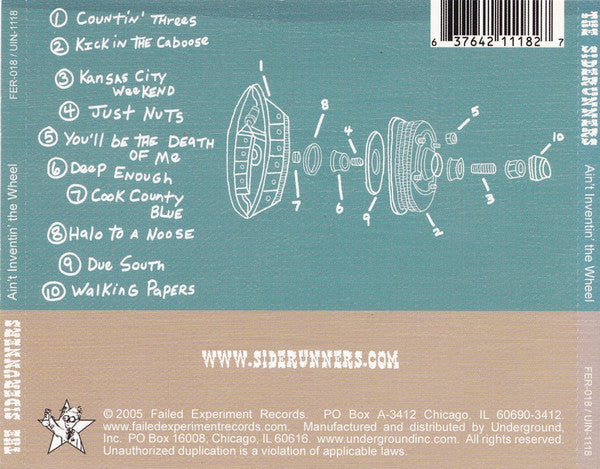 Siderunners : Ain't Inventin' The Wheel (CD, Album, RM, RP)