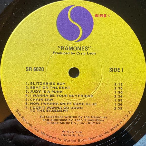 Ramones : Ramones (LP, Album, RE, Jac)