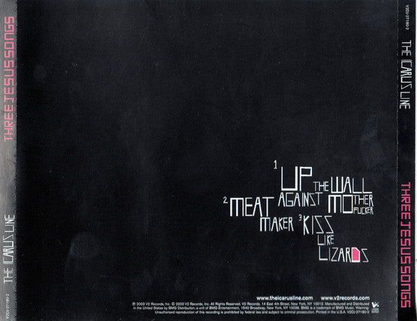 The Icarus Line : Three Jesus Songs (CD, EP)