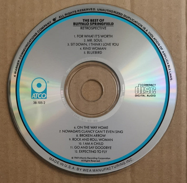 Buffalo Springfield : Retrospective - The Best Of Buffalo Springfield (CD, Comp, RE, RP)