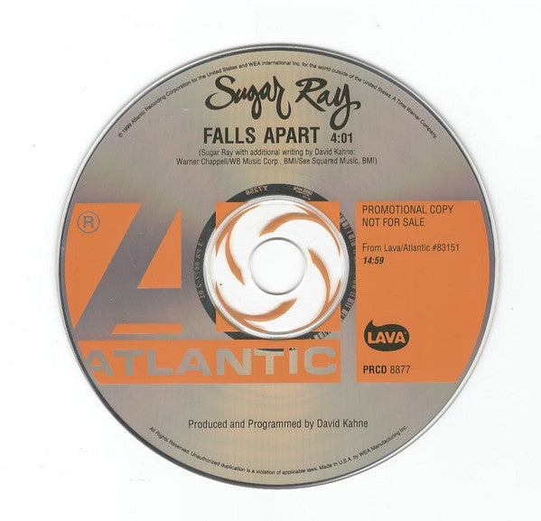 Sugar Ray (2) : Falls Apart (CD, Single, Promo)