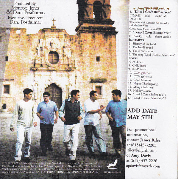 Salvador (5) : Lord I Come Before You (CD, Maxi, Promo)